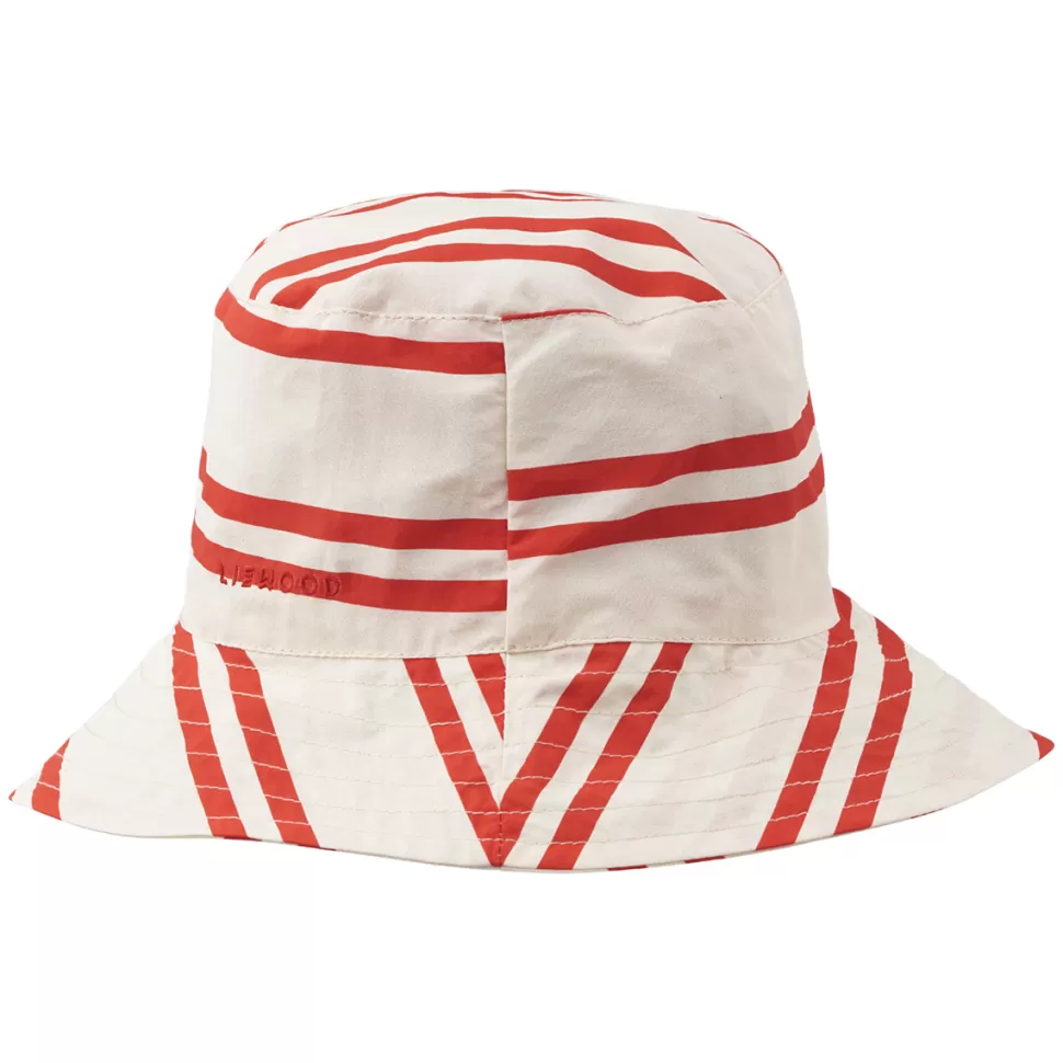 Liewood Accessoires Bébé>Bob Damon Stripes Crème de la Crème Apple Red - 9/12 Mois