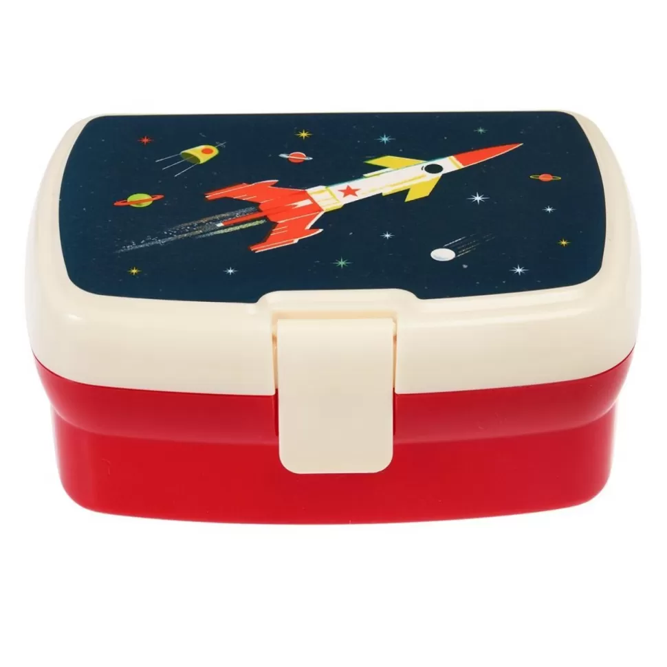 Rex London Repas>Boîte à Goûter avec Plateau Amovible - Space Age