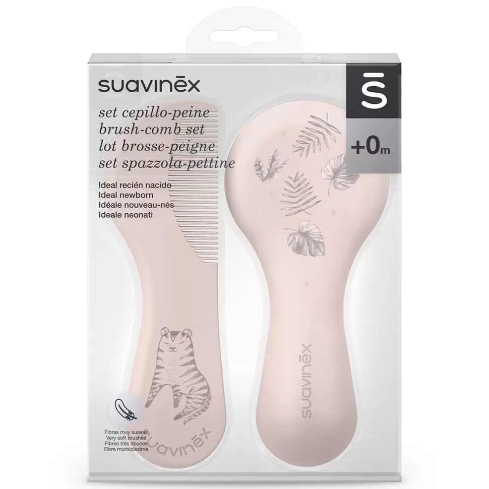 Suavinex Hygiène & Soin>Brosse et Peigne Hygge Baby - Rose