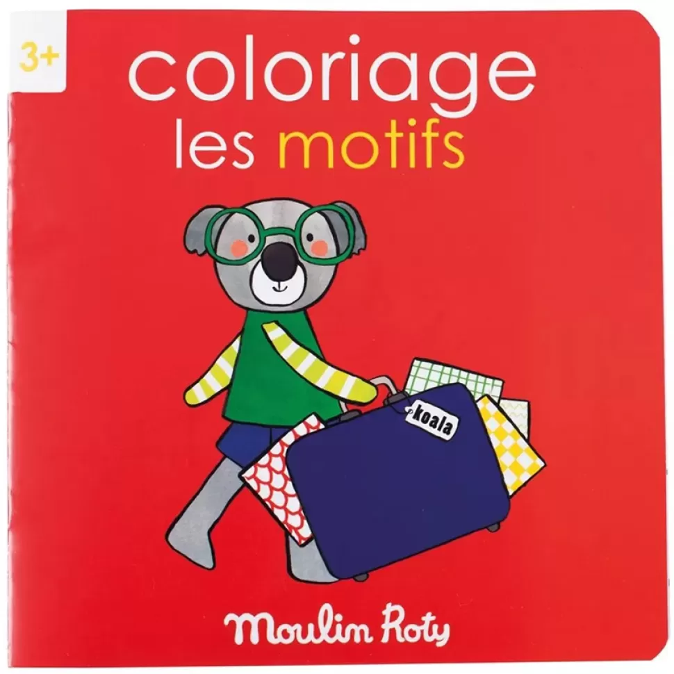 Moulin Roty Loisirs Créatifs>Cahier de Coloriage Les Motifs - Les Popipop