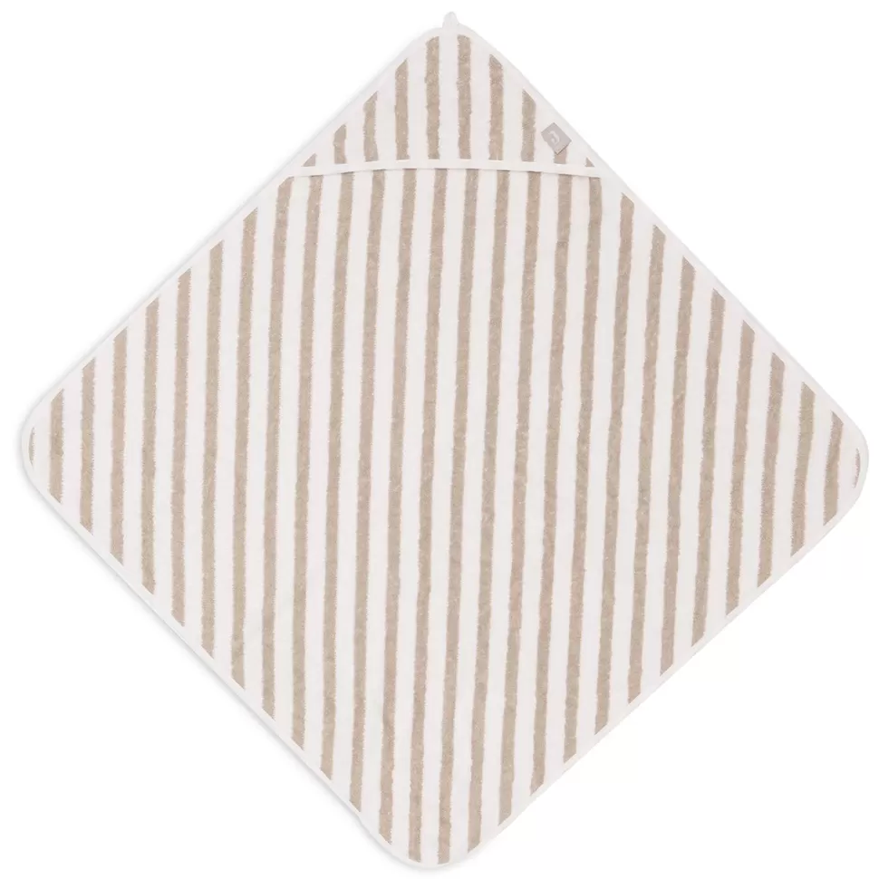 Jollein Textile | Sortie De Bain Personnalisée>Cape de Bain - Stripe Olive Green