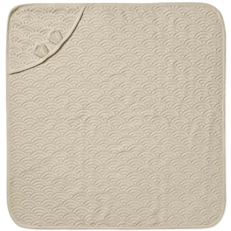 Camcam Copenhagen Sortie De Bain Personnalisée | Textile>Cape de Bain Bébé - Almond