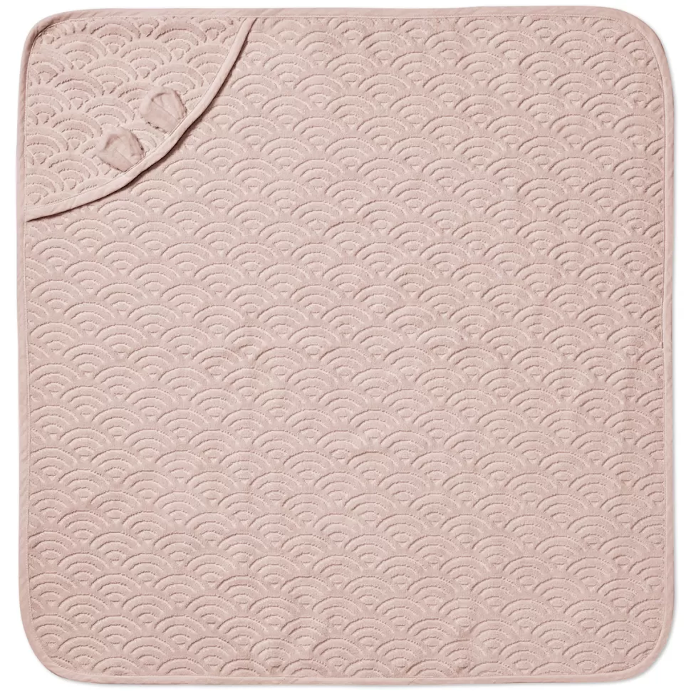 Camcam Copenhagen Sortie De Bain Personnalisée | Textile>Cape de Bain Bébé - Dusty Rose