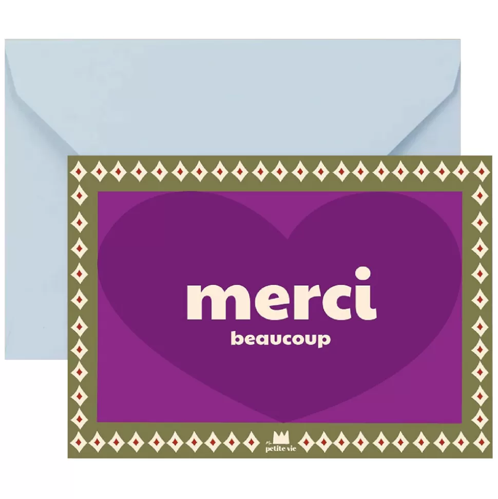 Ma petite vie Décoration>Carte Merci Beaucoup