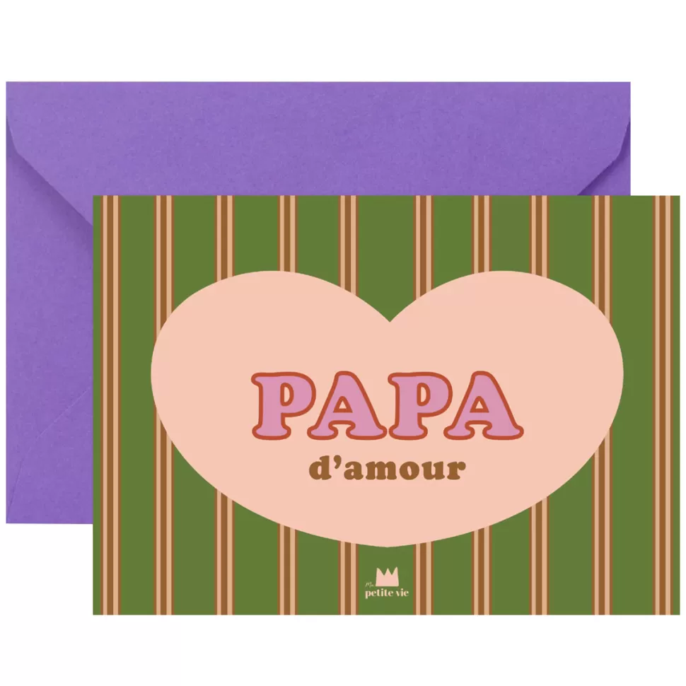 Ma petite vie Décoration>Carte Papa D'Amour