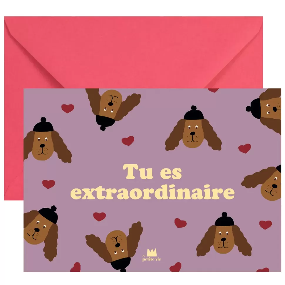 Ma petite vie Décoration>Carte Tu Es Extraordinaire