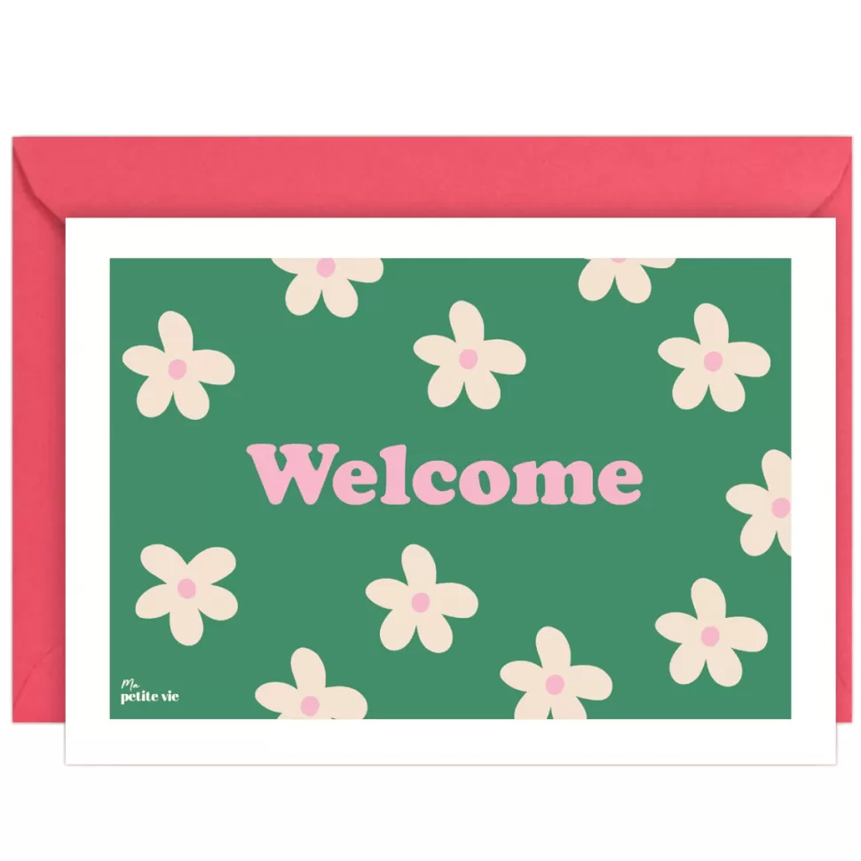 Ma petite vie Décoration>Carte Welcome
