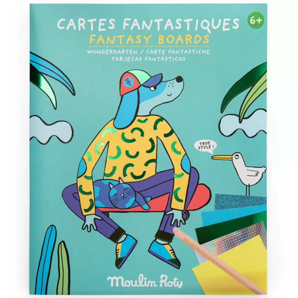 Moulin Roty Loisirs Créatifs>Cartes Fantastiques - Les Loufoques