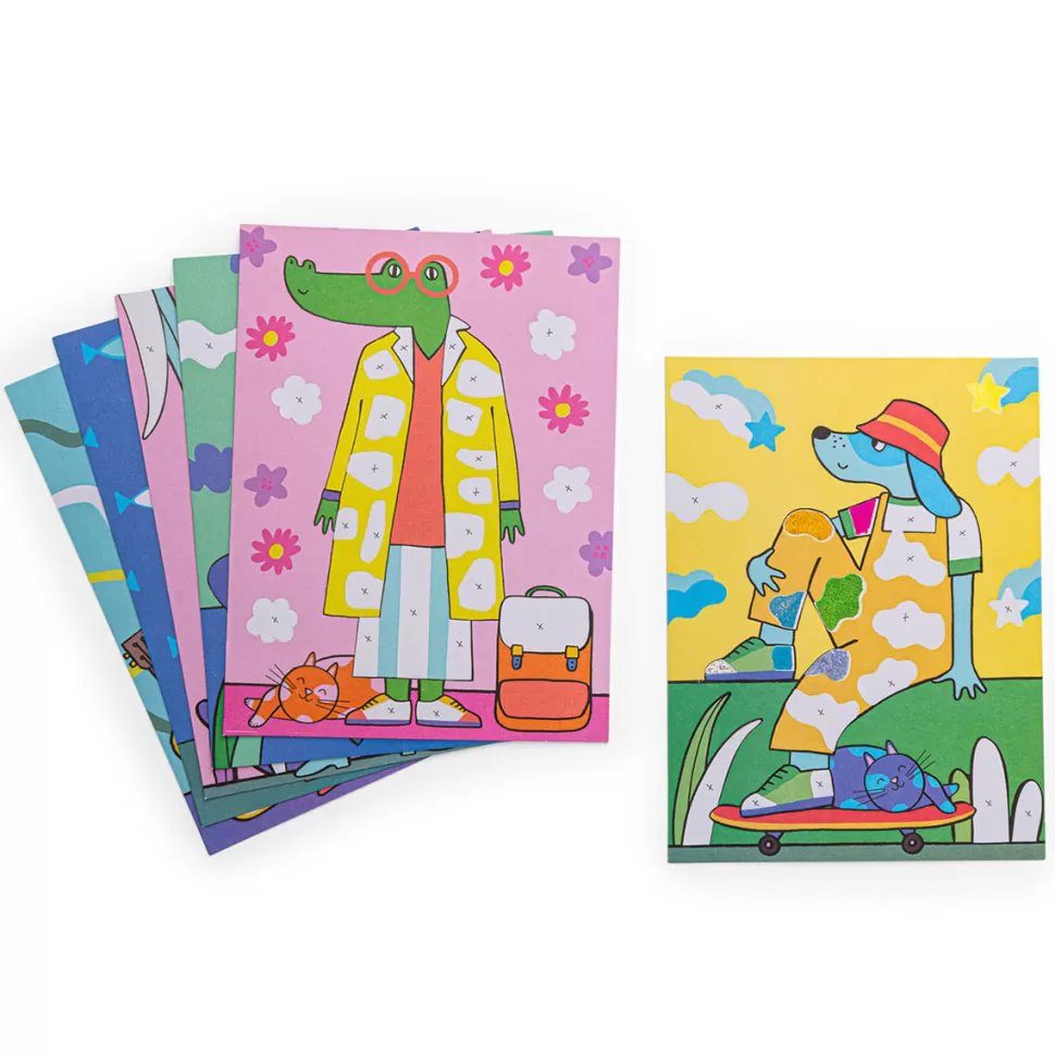 Moulin Roty Loisirs Créatifs>Cartes Fantastiques - Les Loufoques