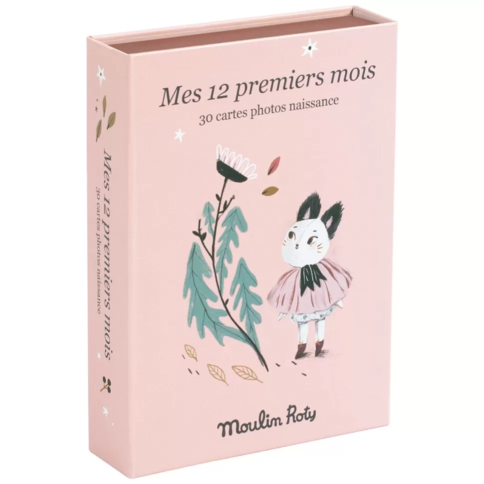 Moulin Roty Décoration>Cartes Mes 12 Premiers Mois - Après la Pluie
