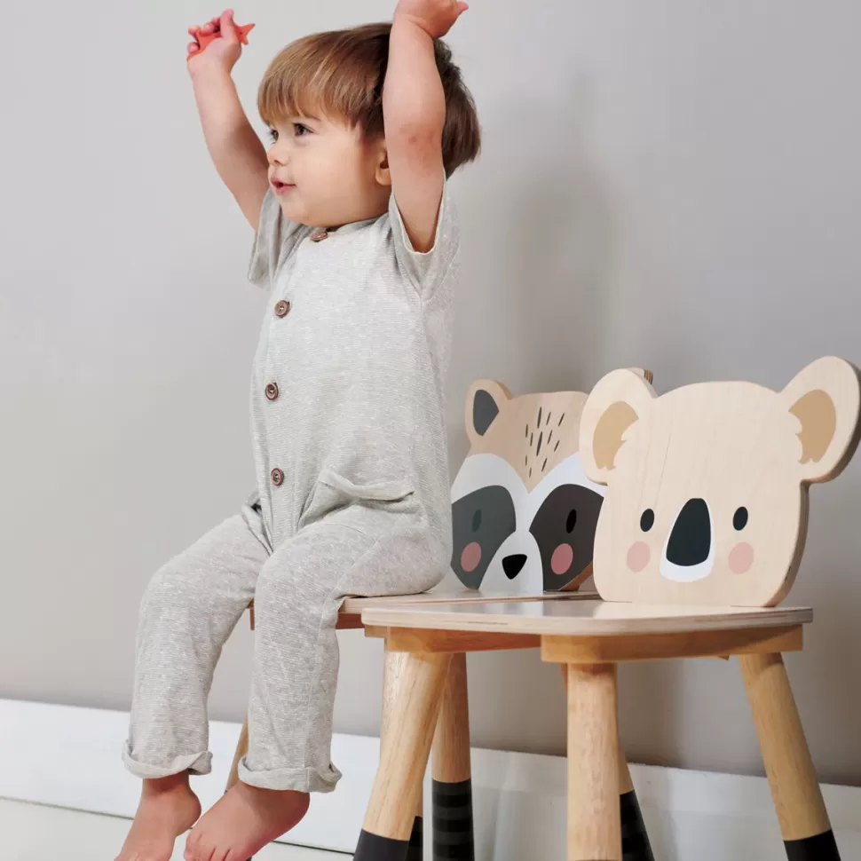 Tender Leaf Toys Meuble Bébé>Chaise Forêt Raton Laveur