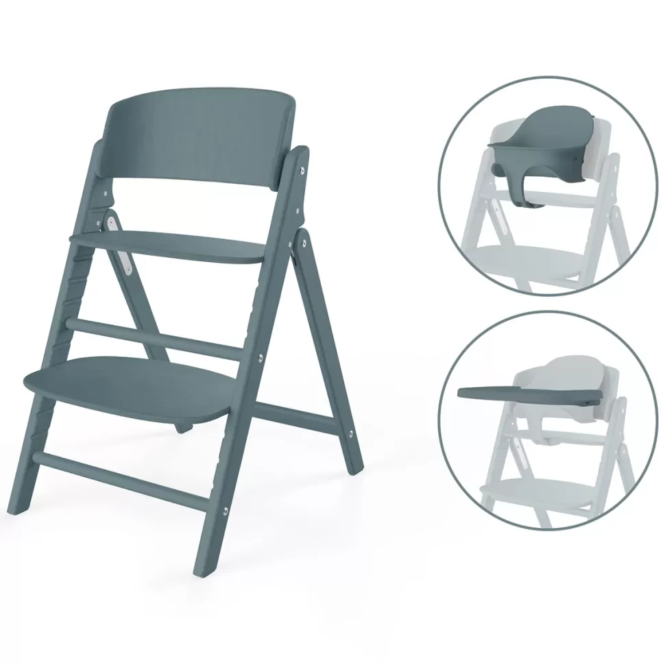 Cybex Chaise Haute>Chaise Haute Click & Fold 3-en-1 - Stone Blue