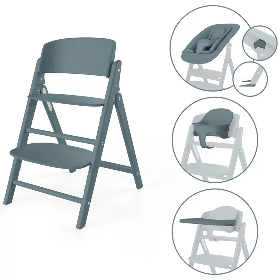 Cybex Repas>Chaise Haute Click & Fold 4-en-1 - Stone Blue