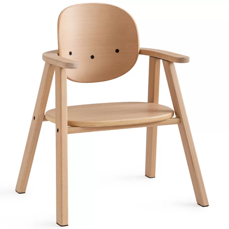 Nobodinoz Chaise Haute>Chaise Haute Growing Green - Hêtre