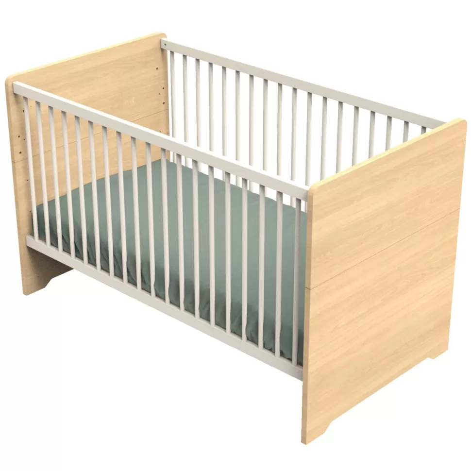 Sauthon Chambre Complète>Chambre Duo Vanille 70 x 140 cm - Chêne Miel et Meringue
