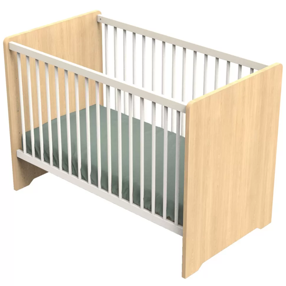 Sauthon Chambre Complète>Chambre Duo Vanille 60 x 120 cm - Chêne Miel et Meringue