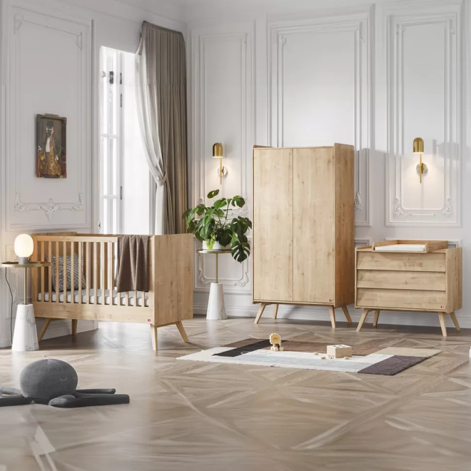 Vox Meubles Chambre Complète>Chambre Trio Vintage 70 x 140 cm - Chêne