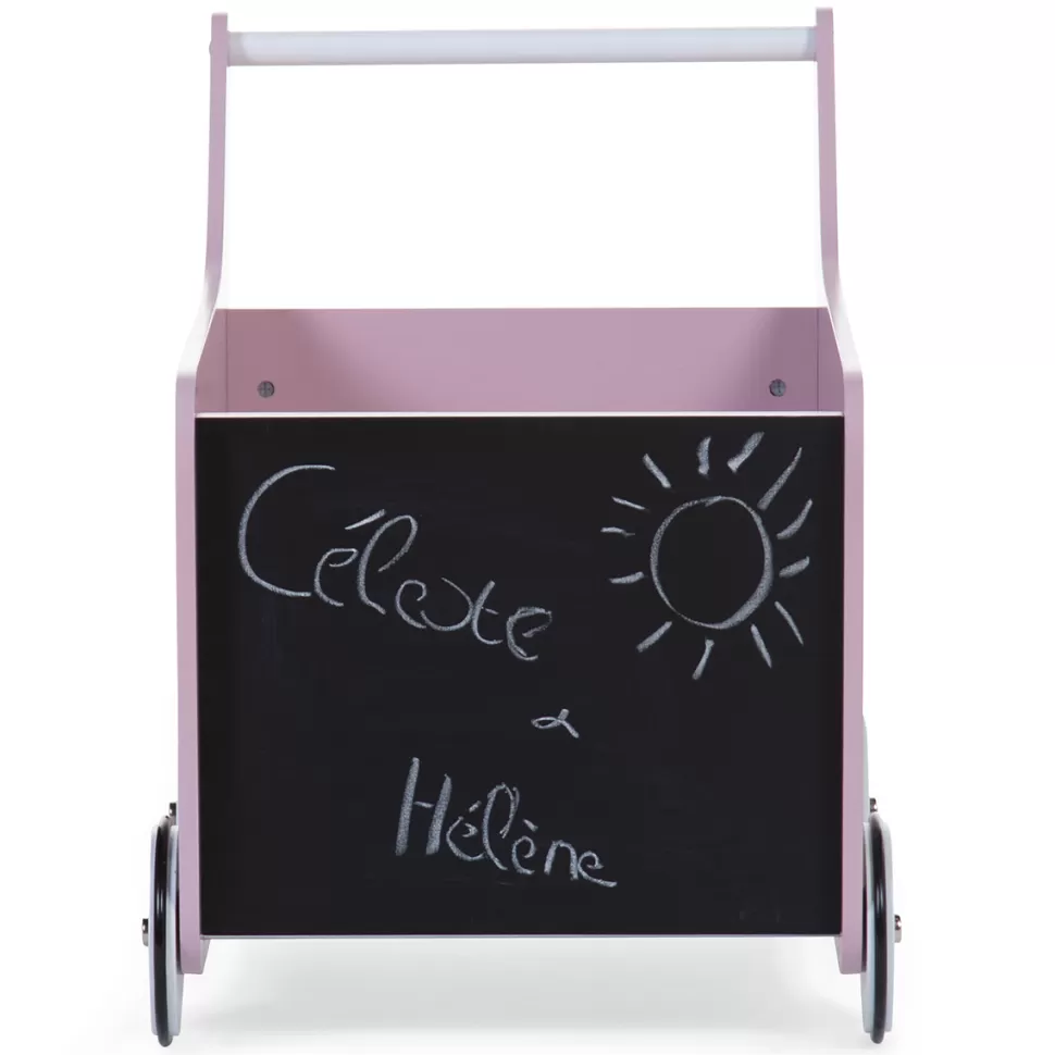 Childhome Trotteur & Porteur>Chariot de marche en Bois - Rose