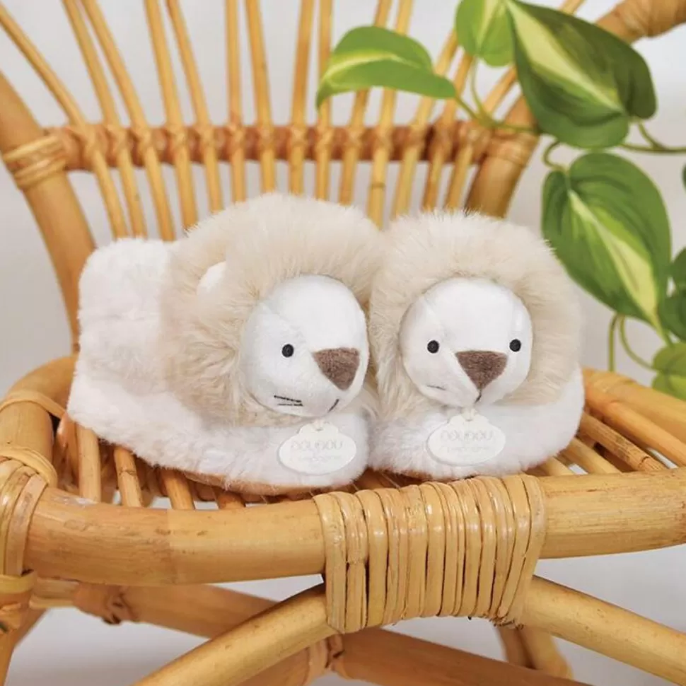 Doudou et Compagnie Chaussons>Chaussons Lion UNICEF - 0/6 Mois
