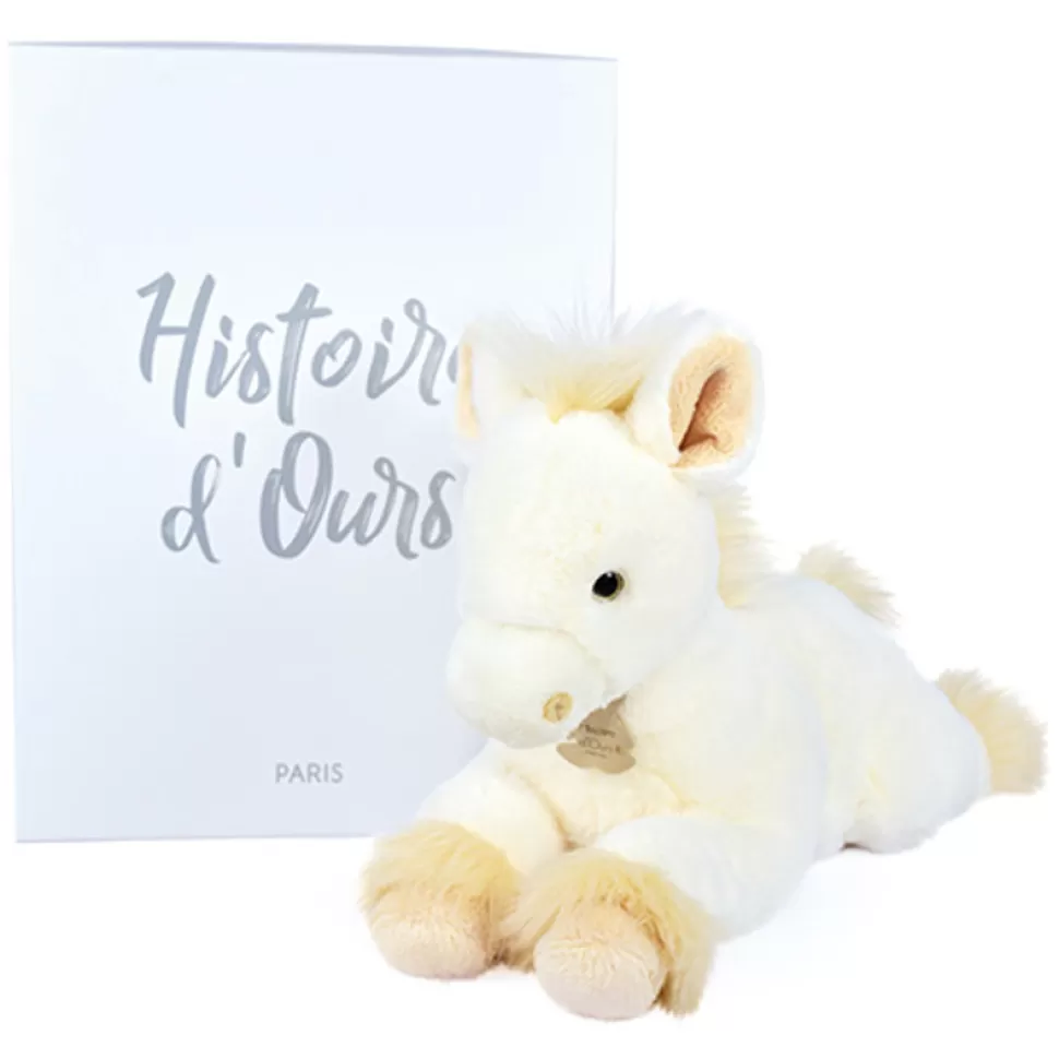 Histoire d'Ours Peluche>Cheval Allongé Palomino
