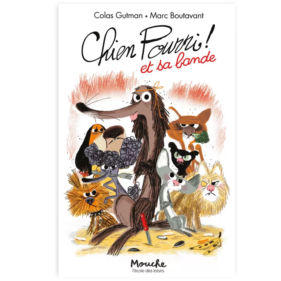Moulin Roty Livres>Chien Pourri ! et sa Bande - Ecole des Loisirs