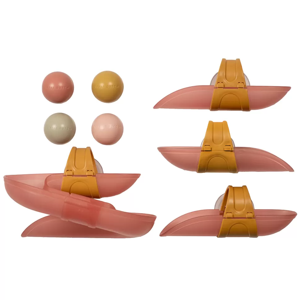 Little Dutch Mes Premiers Jouets>Circuit de Bain avec Balles - Pink