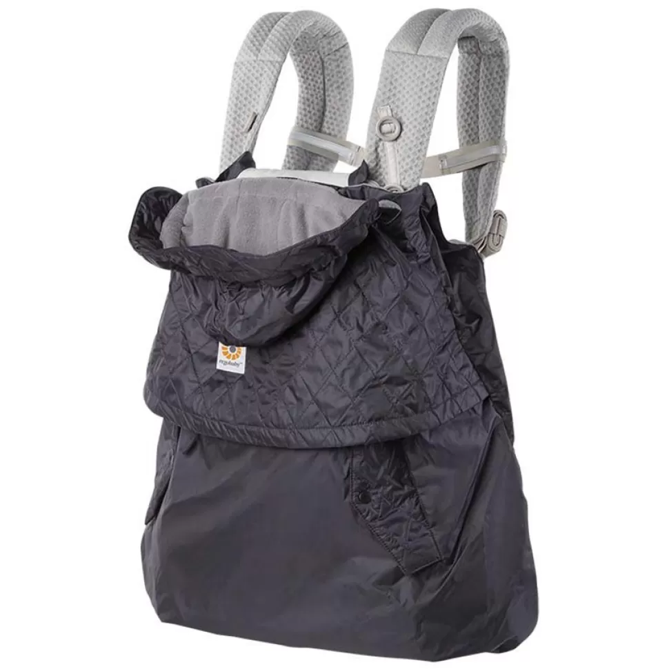 Ergobaby Porte Bébé>Cocon Hiver - Gris Charbon
