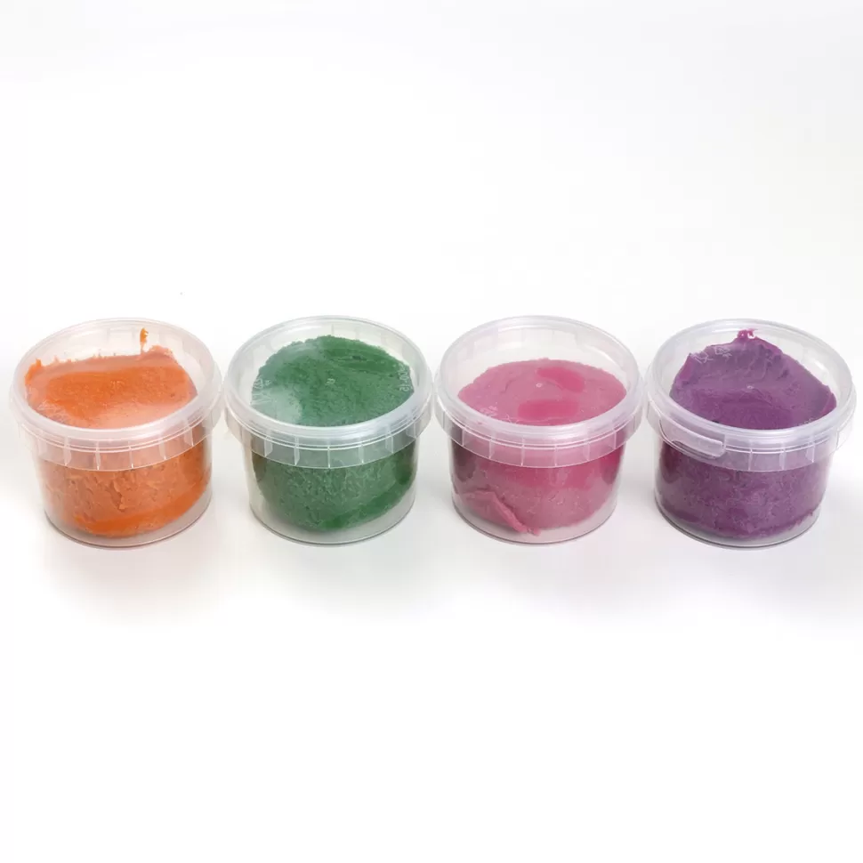 Neogrün Loisirs Créatifs>Coffret de 4 Pots de Pâte à Modeler Naturelle et Végan Loki