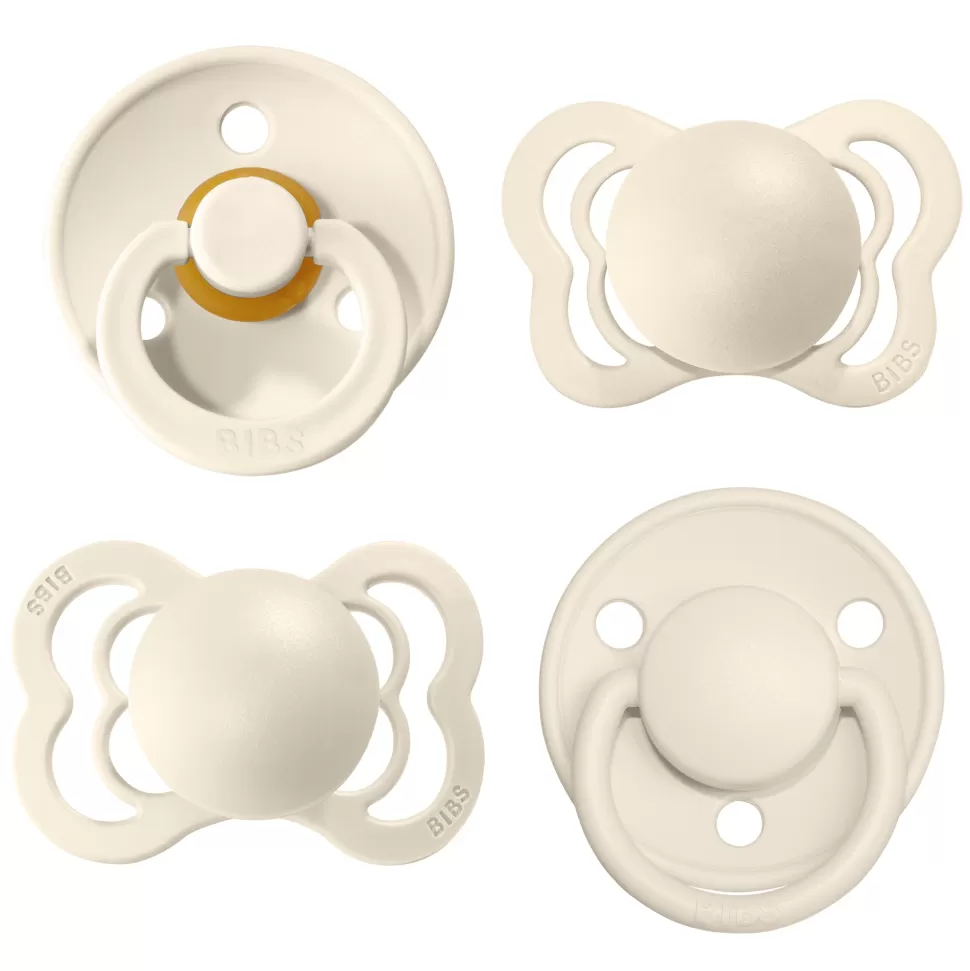 Bibs Succion>Coffret d'Essai Tétines - Ivory