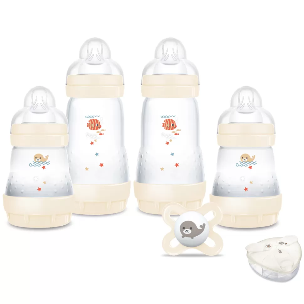 MAM Biberonnerie>Coffret Naissance Coton - 160 et 260 ml