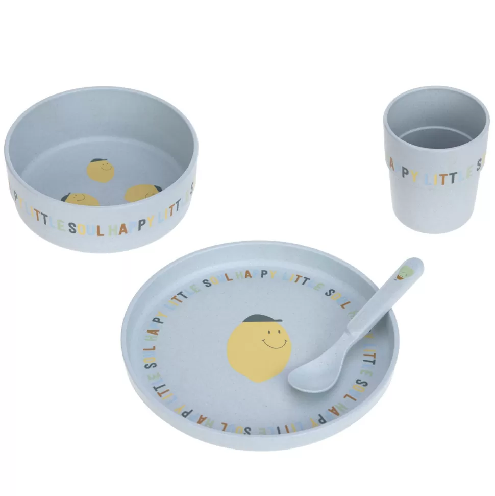 LÄSSIG Repas>Coffret Repas 4 Pièces Happy Fruits - Citron