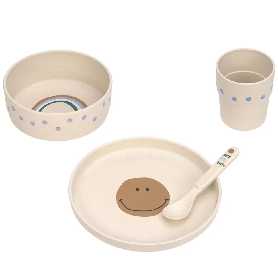 LÄSSIG Repas>Coffret Repas 4 Pièces Happy Rascals - Smile