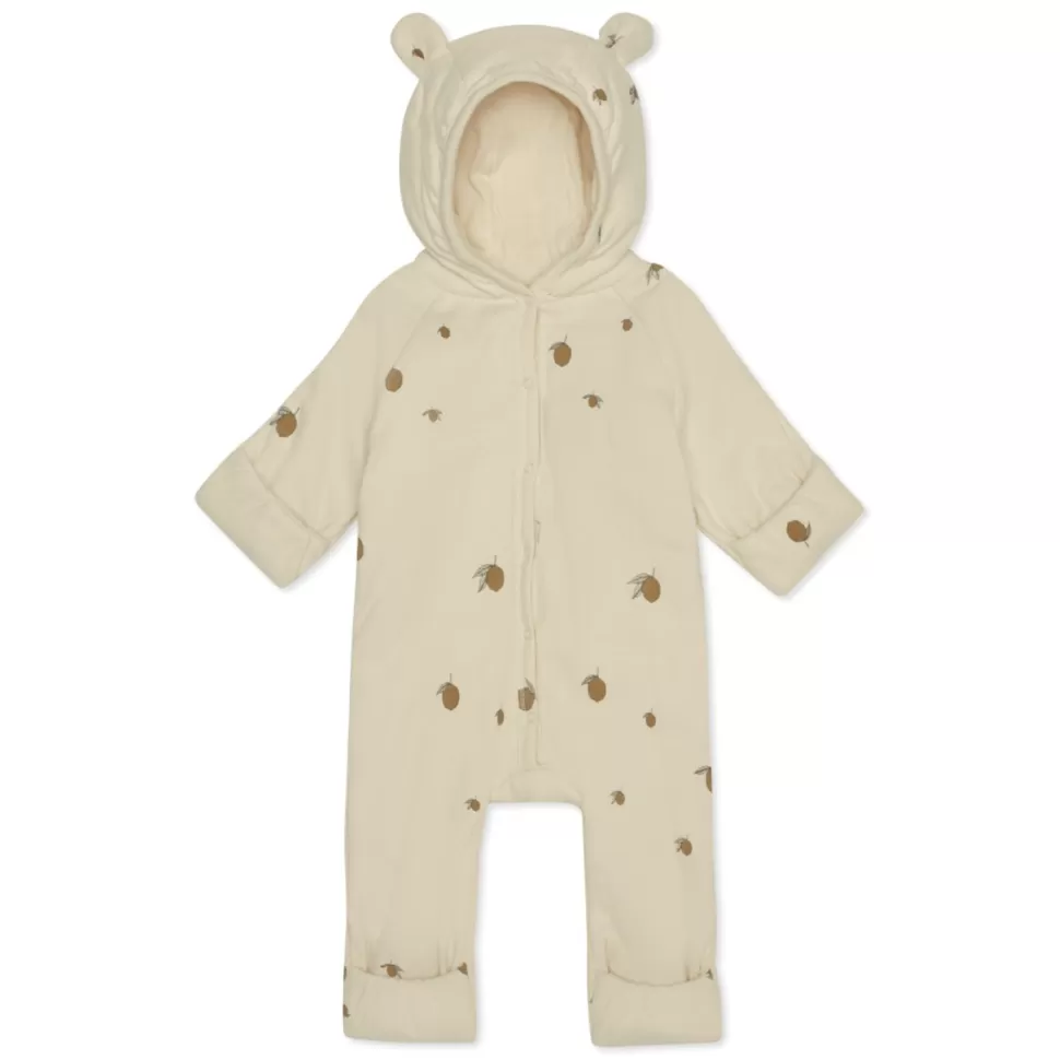 Konges Sløjd Robe & Combinaison>Combinaison à Capuche Lemon - 6 Mois