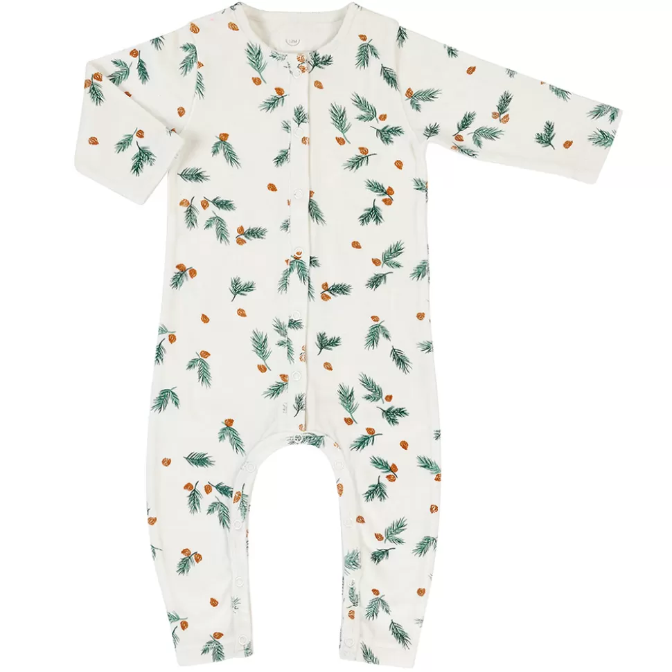 Bonjour Little Body & Pyjama>Combinaison Jour et Nuit Velours Pine - 12 Mois