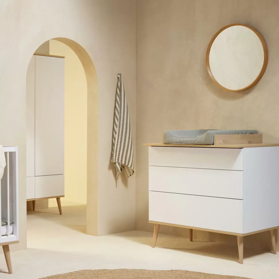 Quax Meuble Bébé>Commode et Plan à Langer Flow - White