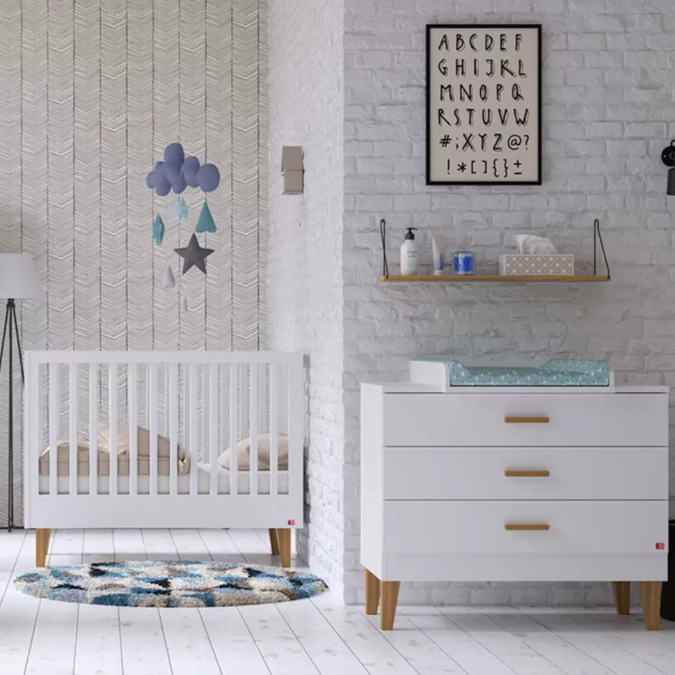 Vox Meubles Meuble Bébé>Commode et Plan à Langer Lounge - Blanc