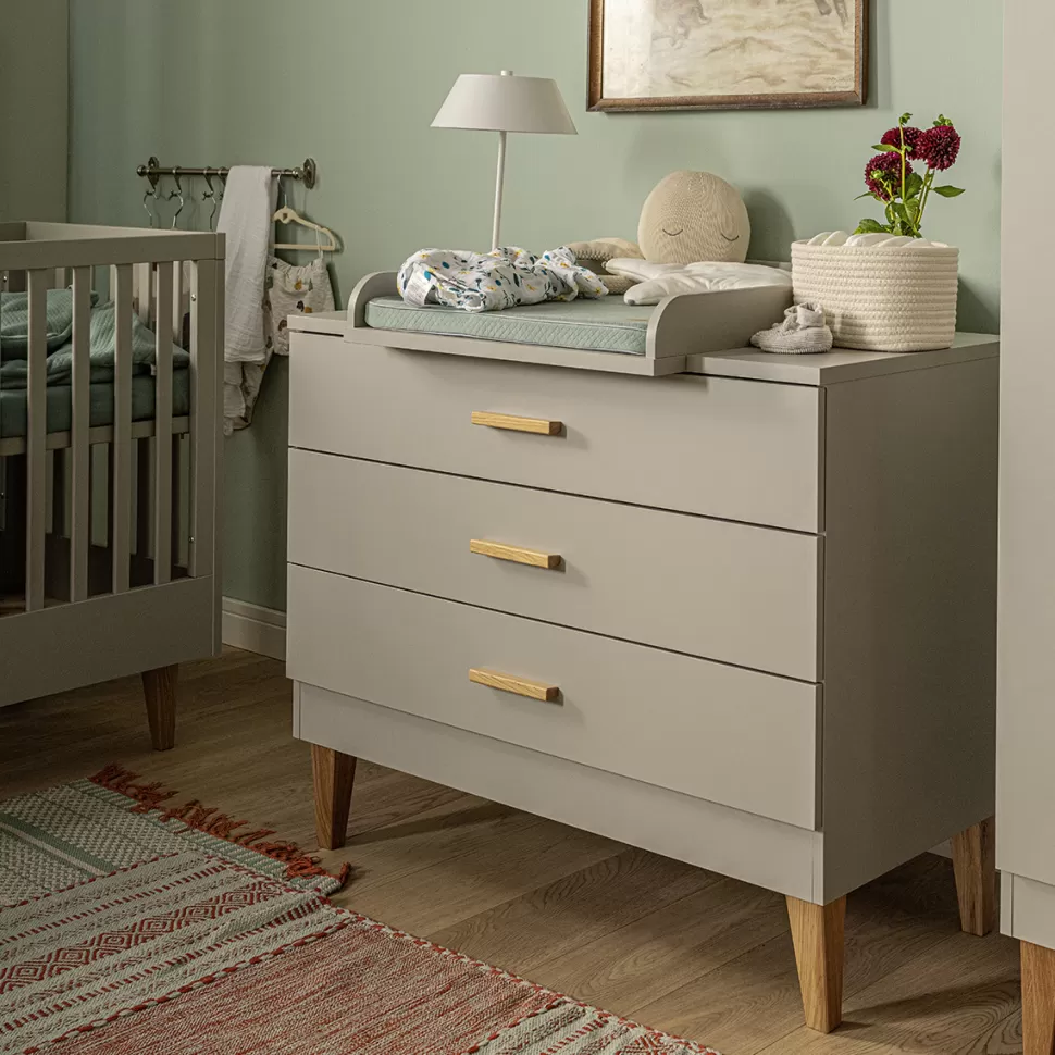 Vox Meubles Meuble Bébé>Commode et Plan à Langer Lounge - Gris