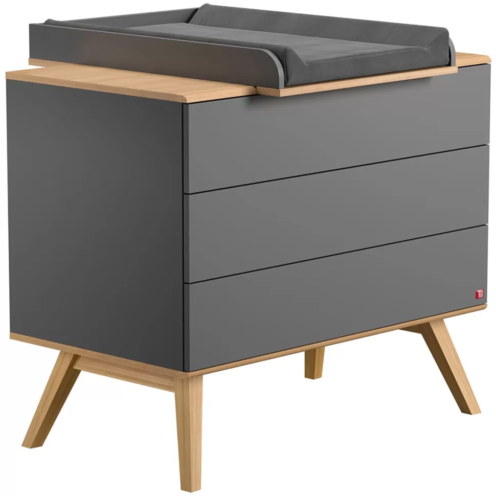 Vox Meubles Meuble Bébé>Commode et Plan à Langer Nature - Gris