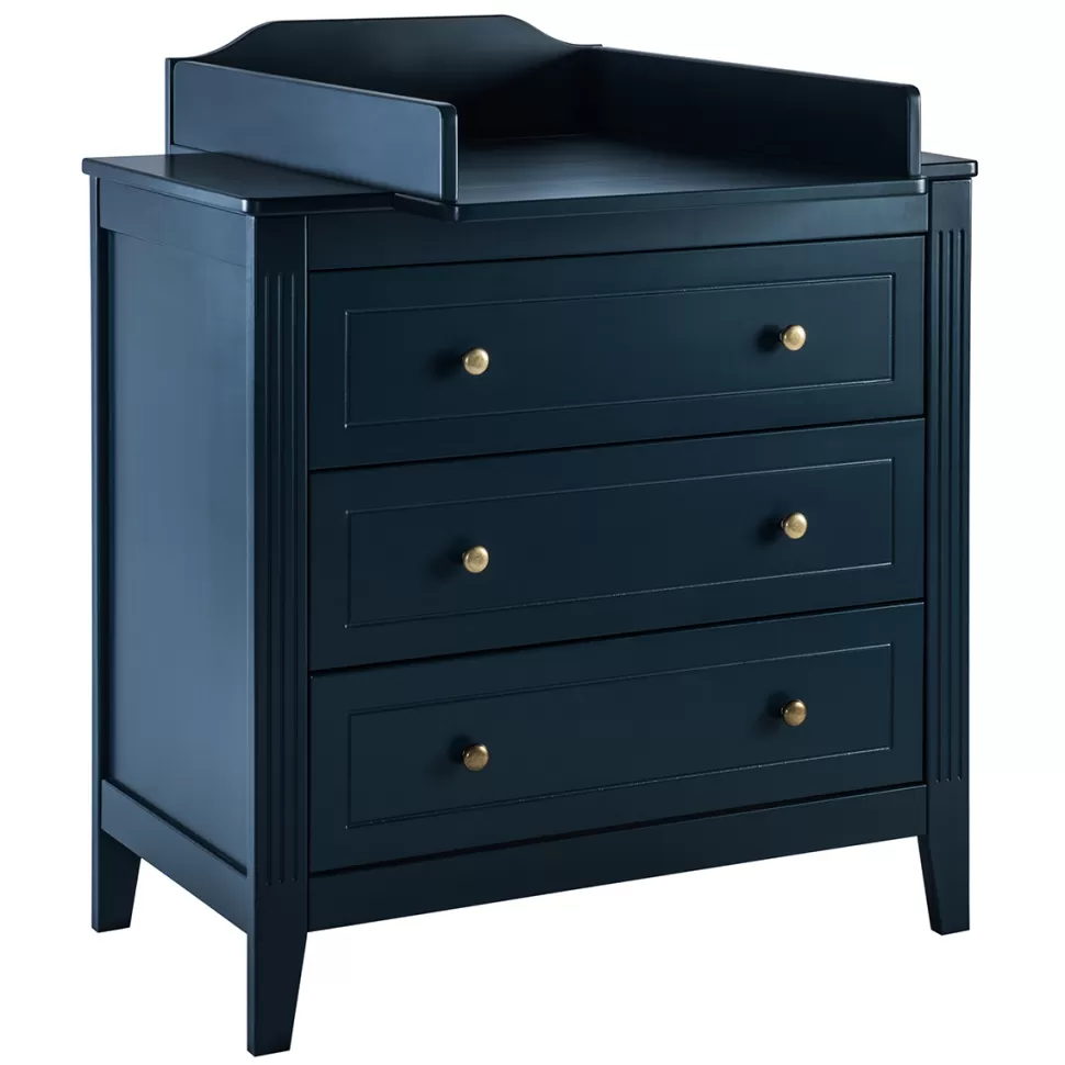 Maison Charlotte Meuble Bébé>Commode et Plan à Langer Opéra - Bleu Prestige