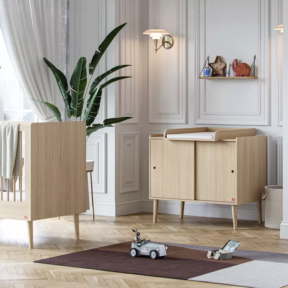 Vox Meubles Meuble Bébé>Commode et Plan à Langer Retro - Chêne