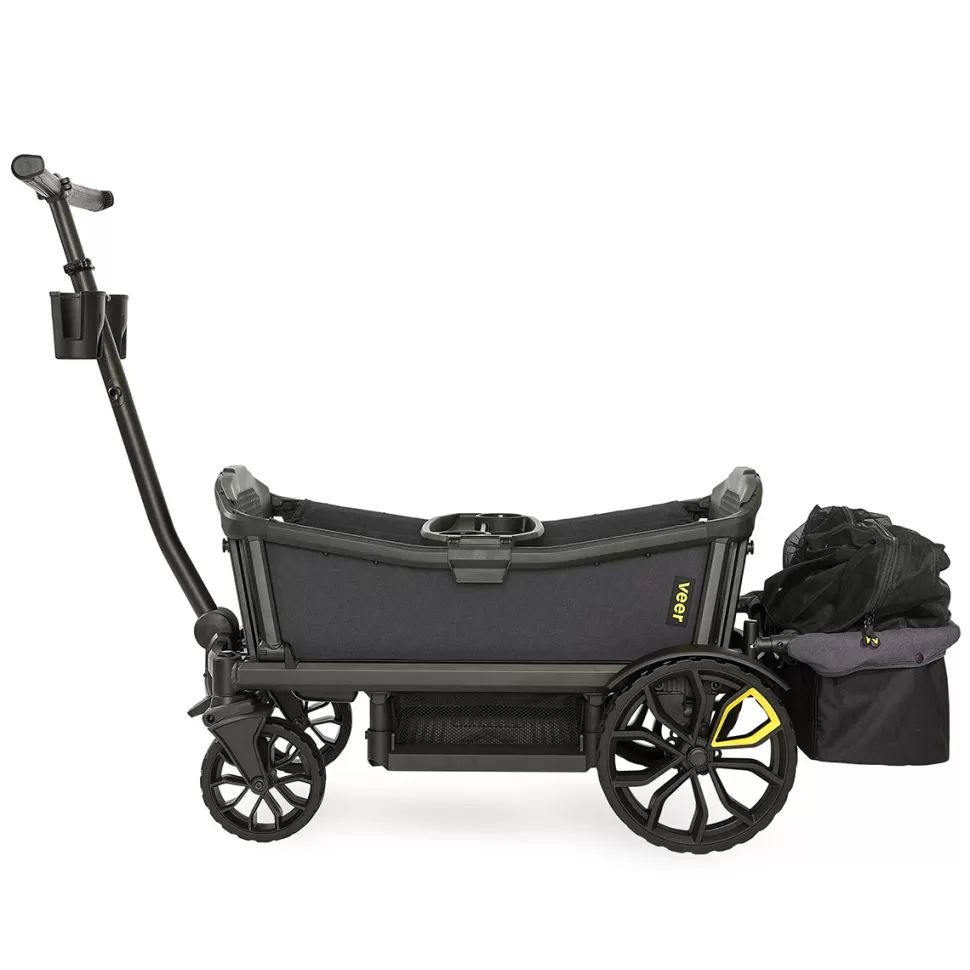 Veer Accessoires Poussette>Compartiment Arrière Cruiser - Gris Foncé et Noir