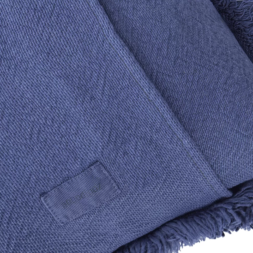 Nobodinoz Décoration>Coussin à Franges Landscape - Cobalt
