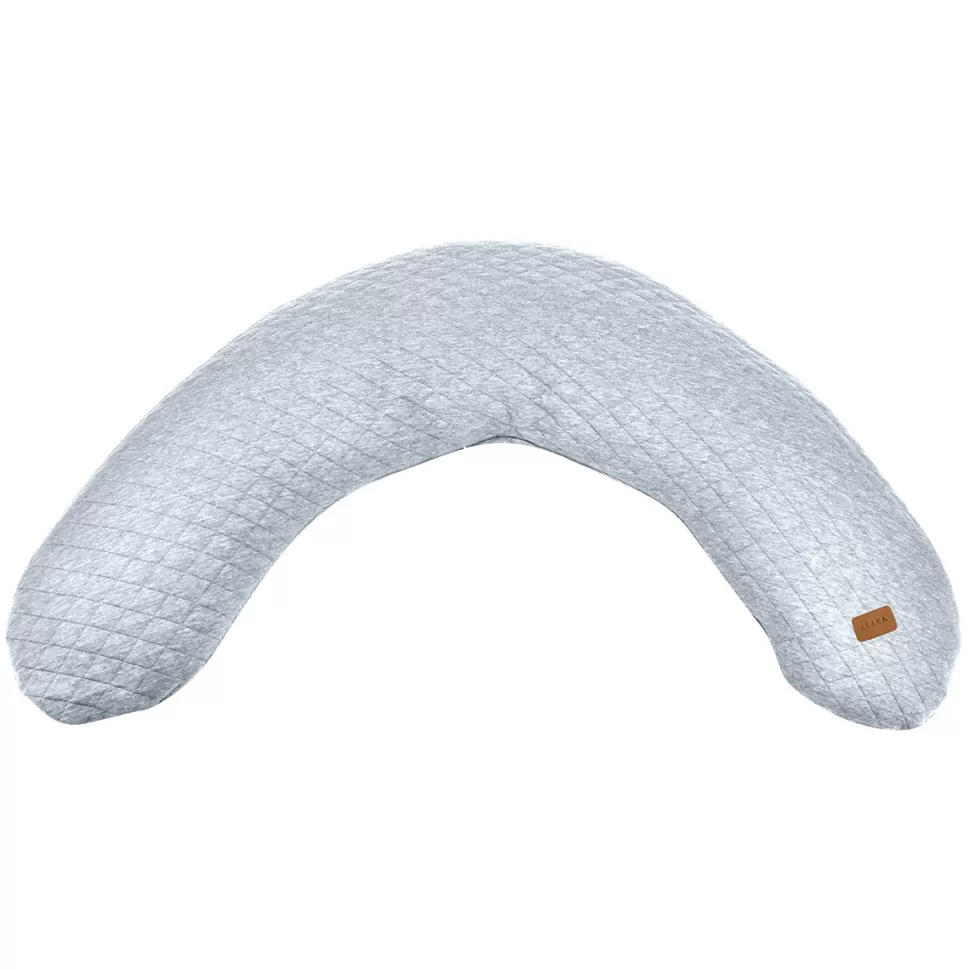 BÉABA Allaitement>Coussin d'Allaitement Big Flopsy Fleur de Coton - Heather Grey