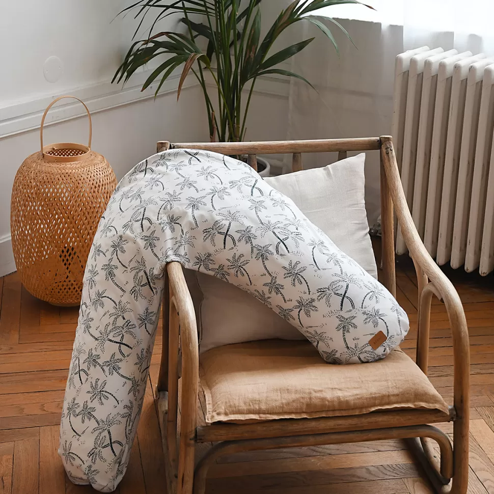 BÉABA Allaitement>Coussin d'Allaitement Big Flopsy Jersey - Palm Tree
