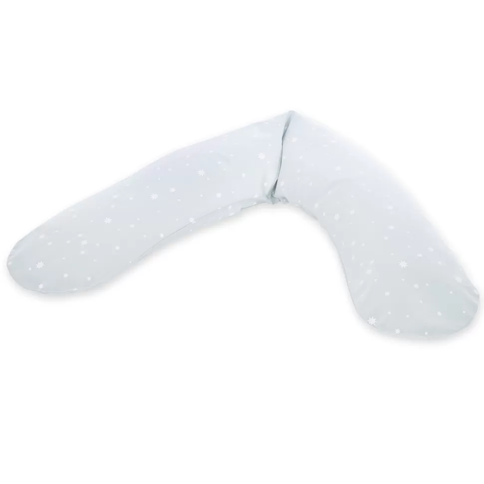 Theraline Allaitement>Coussin d'Allaitement Confort Jersey - Bleu Etoiles