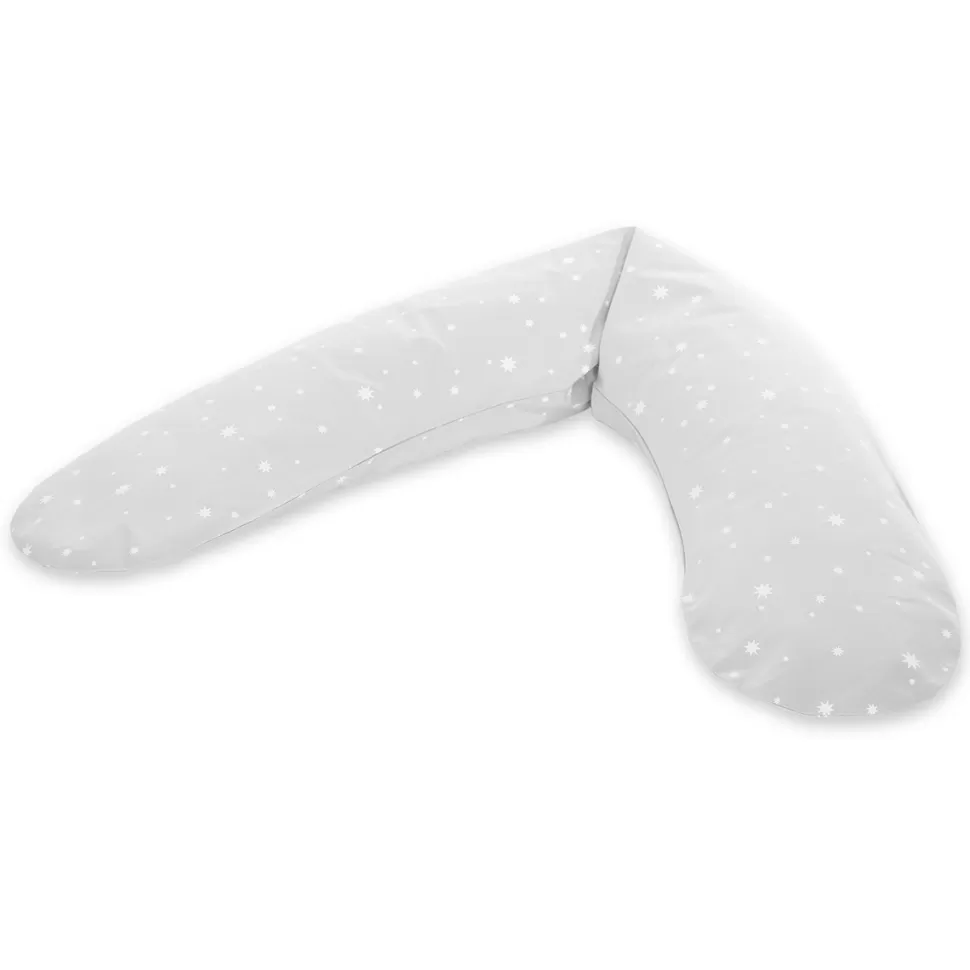 Theraline Allaitement>Coussin d'Allaitement Confort Jersey - Gris Etoiles