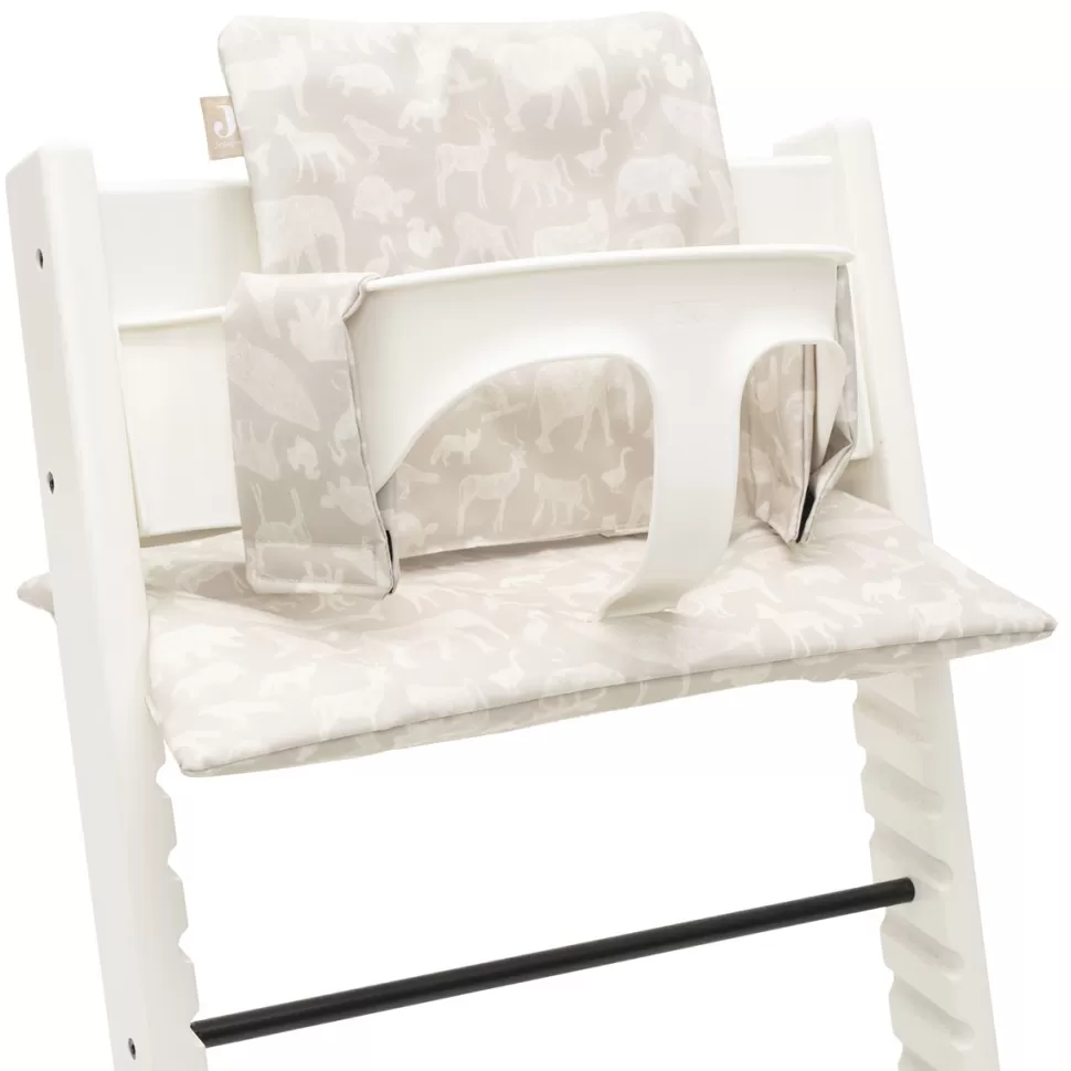 Jollein Repas>Coussin de Chaise Haute - Animals Nougat