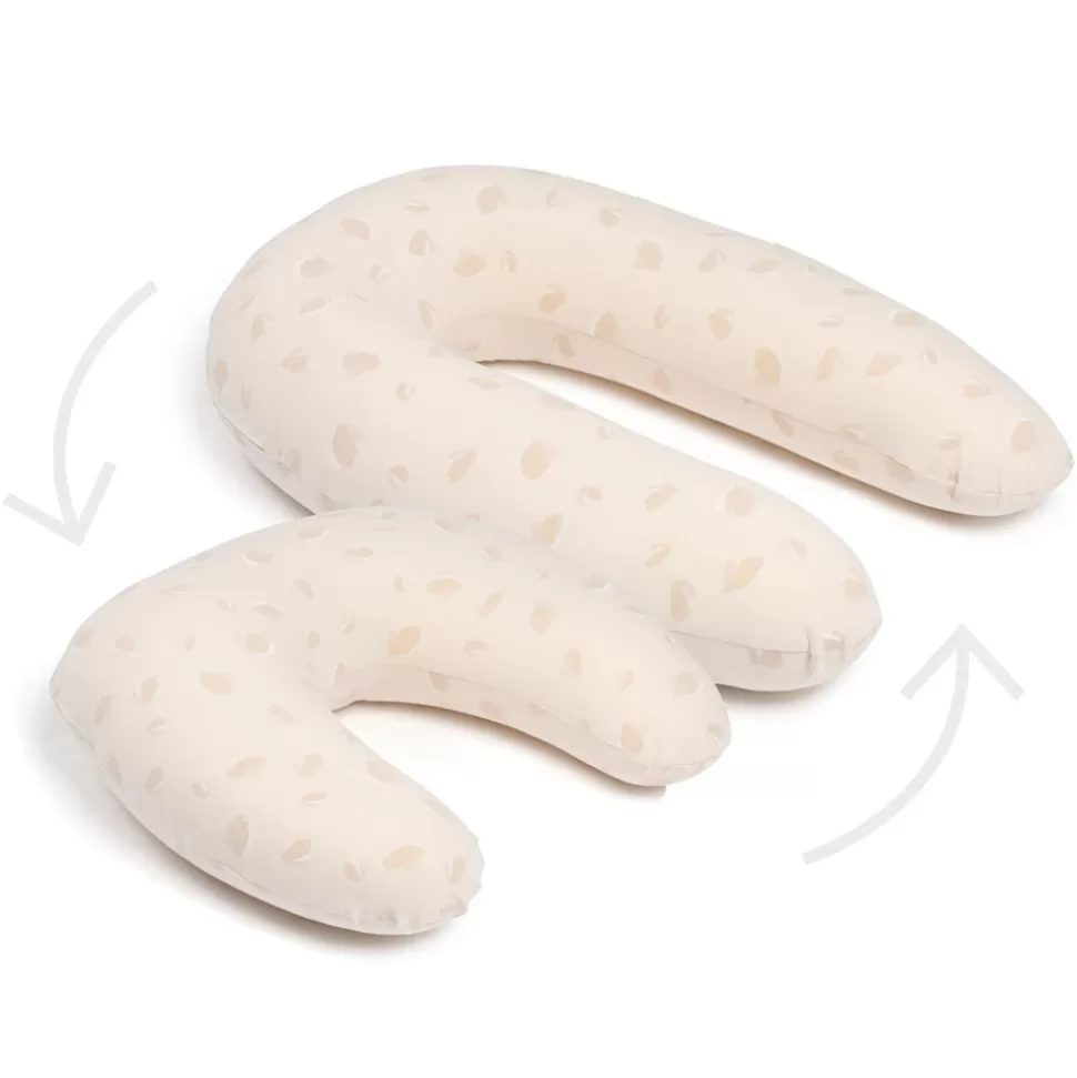 Babymoov Allaitement>Coussin de Maternité 2-en-1 Twisty - Petals Latte