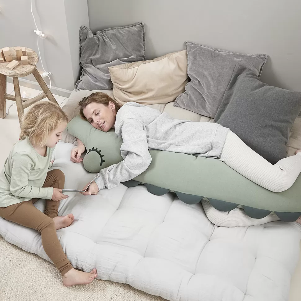 Done by Deer Allaitement>Coussin de Maternité et d'Allaitement - Croco Vert