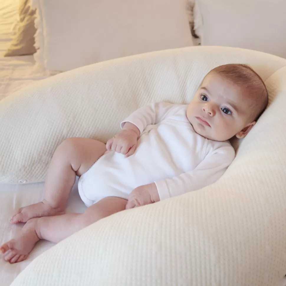 Candide Allaitement>Coussin de Maternité et d'Allaitement Multirelax Organic Coton - Beige